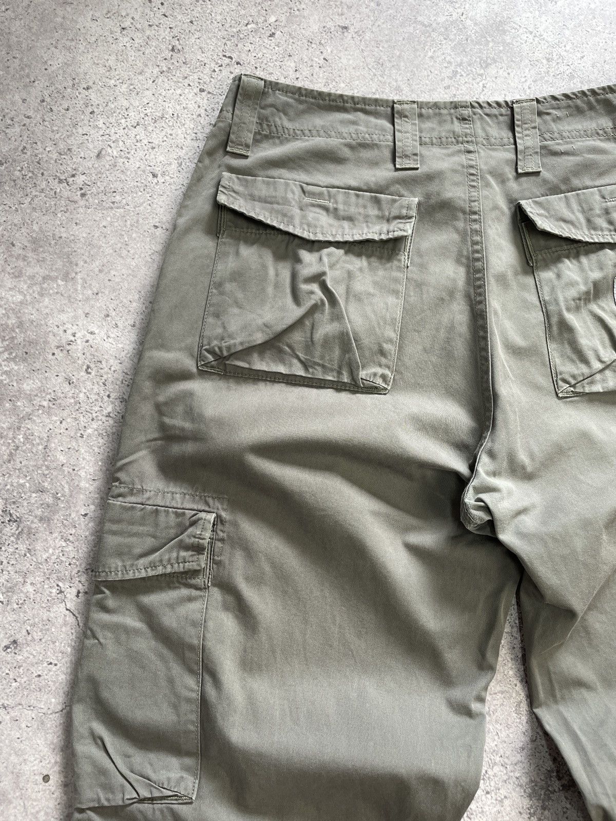Carhartt × Vintage Vintage Carhartt Cargo Distressed Pants Faded Gray Y2K Size US 33 - 3 Thumbnail