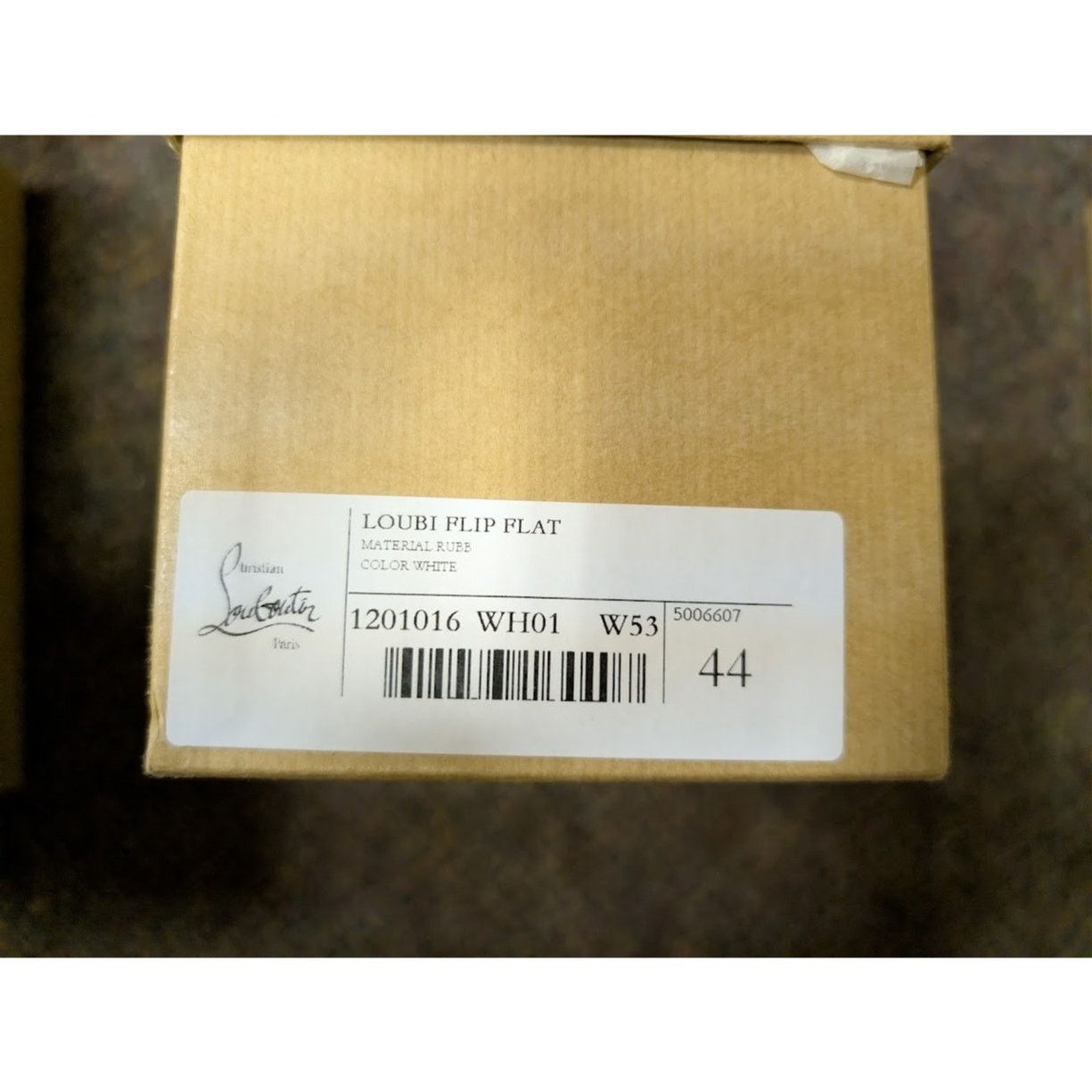 Christian Louboutin o1rshd1 Loubi Flip Flat Slippers in White Size US 11 / EU 44 - 23 Thumbnail