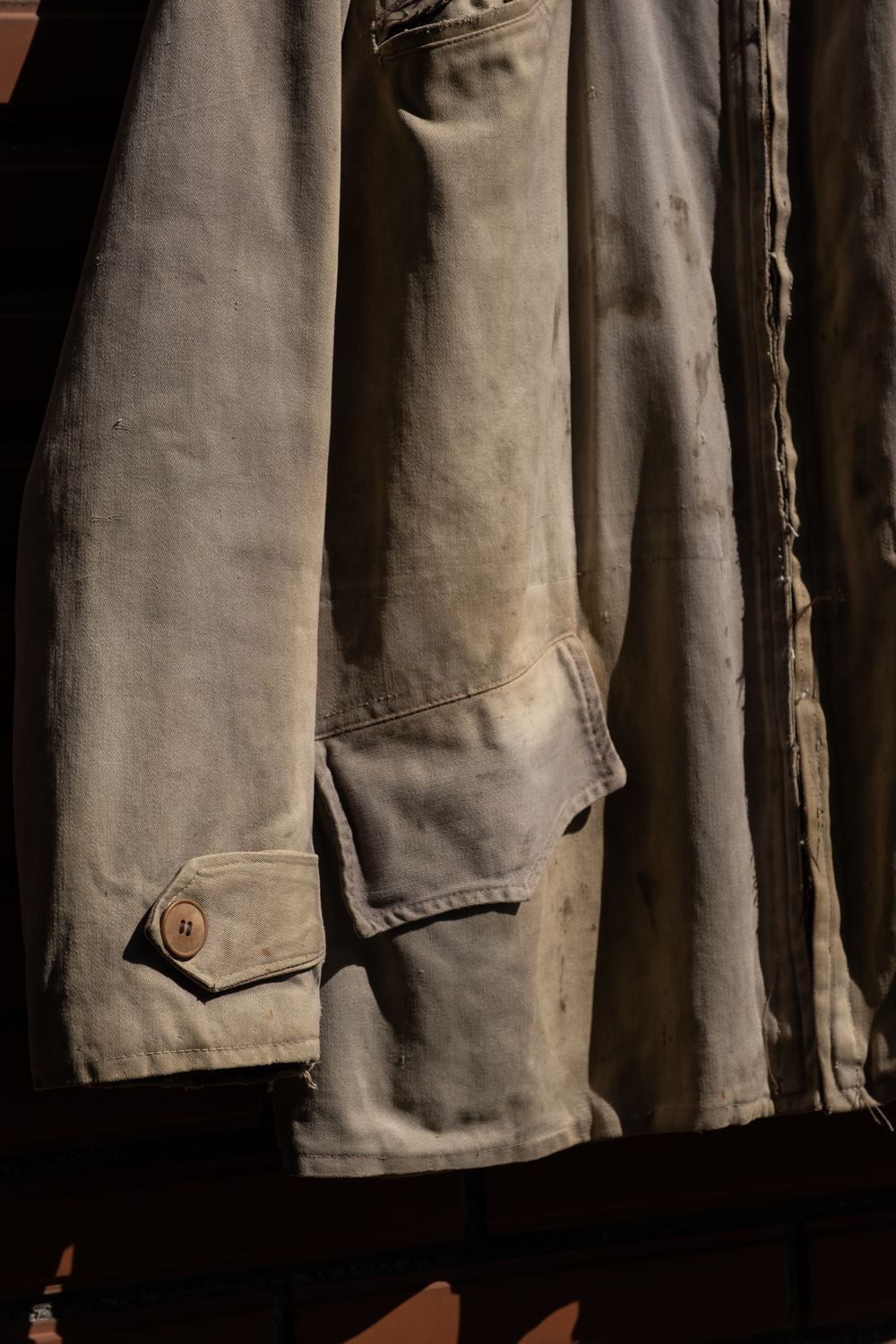 Vintage 1940s~50s Vintage Euro work Jacket Coats&Clark Zipper Size US L / EU 52-54 / 3 - 5 Thumbnail