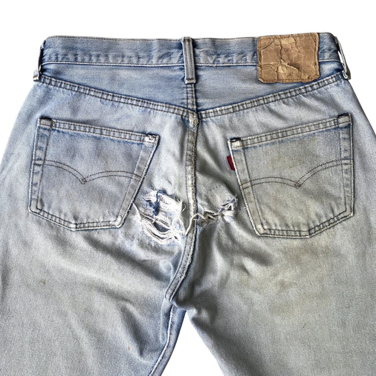 Levi's Levi’s Strauss 501 Vintage 80s USA Distressed Selvedge Denim Size US 32 / EU 48 - 4 Thumbnail