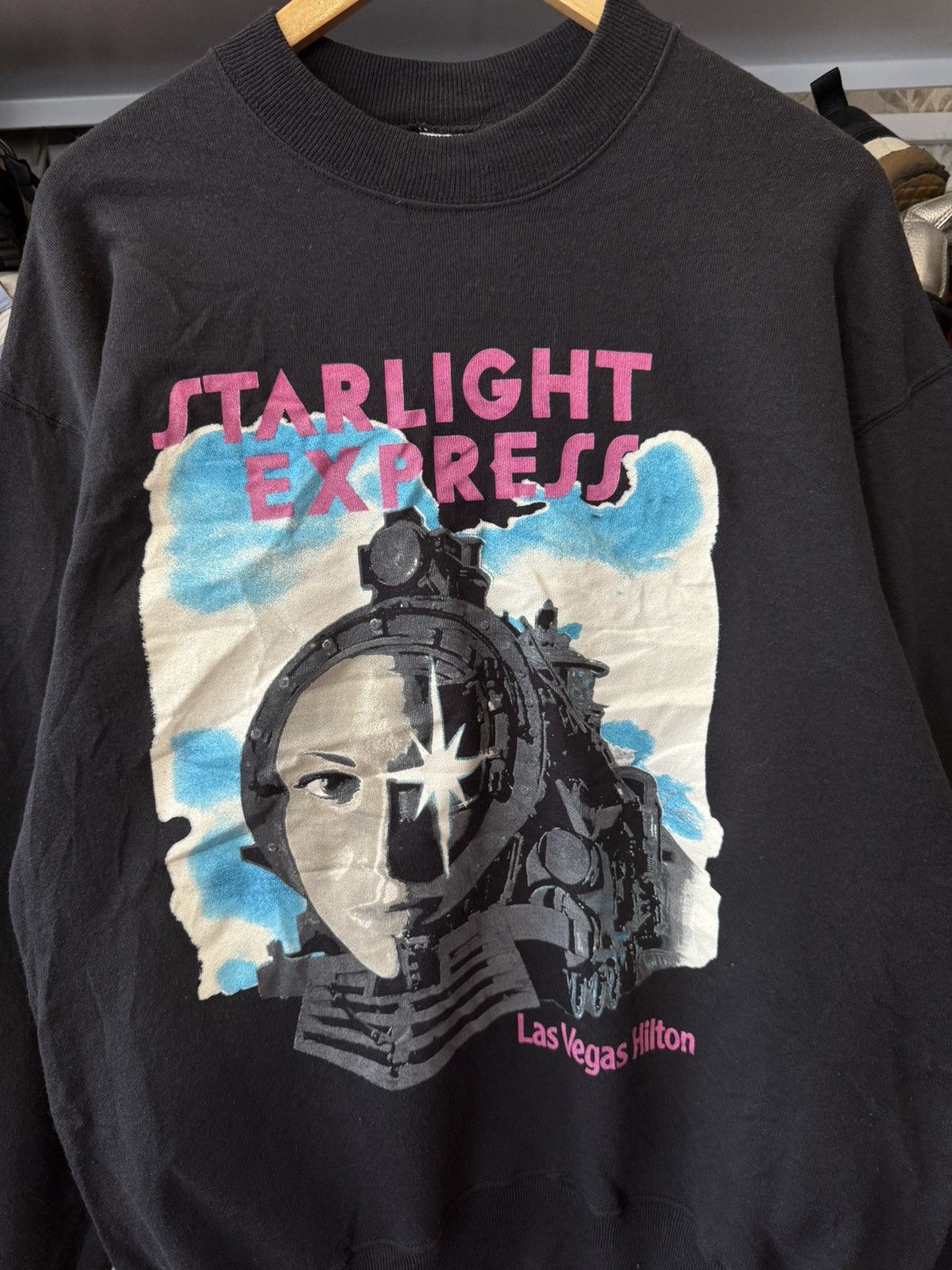 Vintage Vintage Starlight Express Las Vegas Hilton Sweatshirt – 80s Size US L / EU 52-54 / 3 - 21 Thumbnail