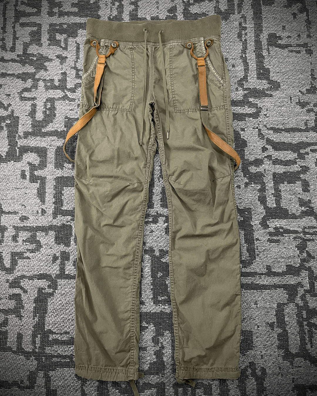 Japanese Brand G.o.a Military Suspender Skinny Pants Size US 31 - 1 Thumbnail