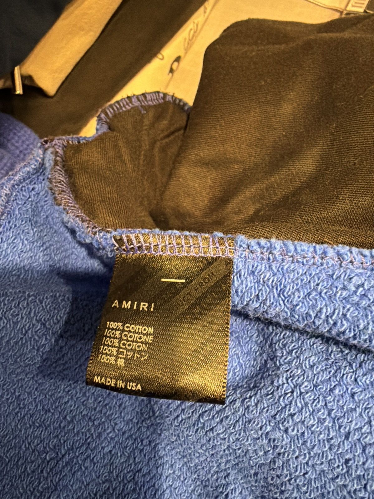 Amiri Amiri paint sweatpants blue large Size US 34 / EU 50 - 6 Thumbnail