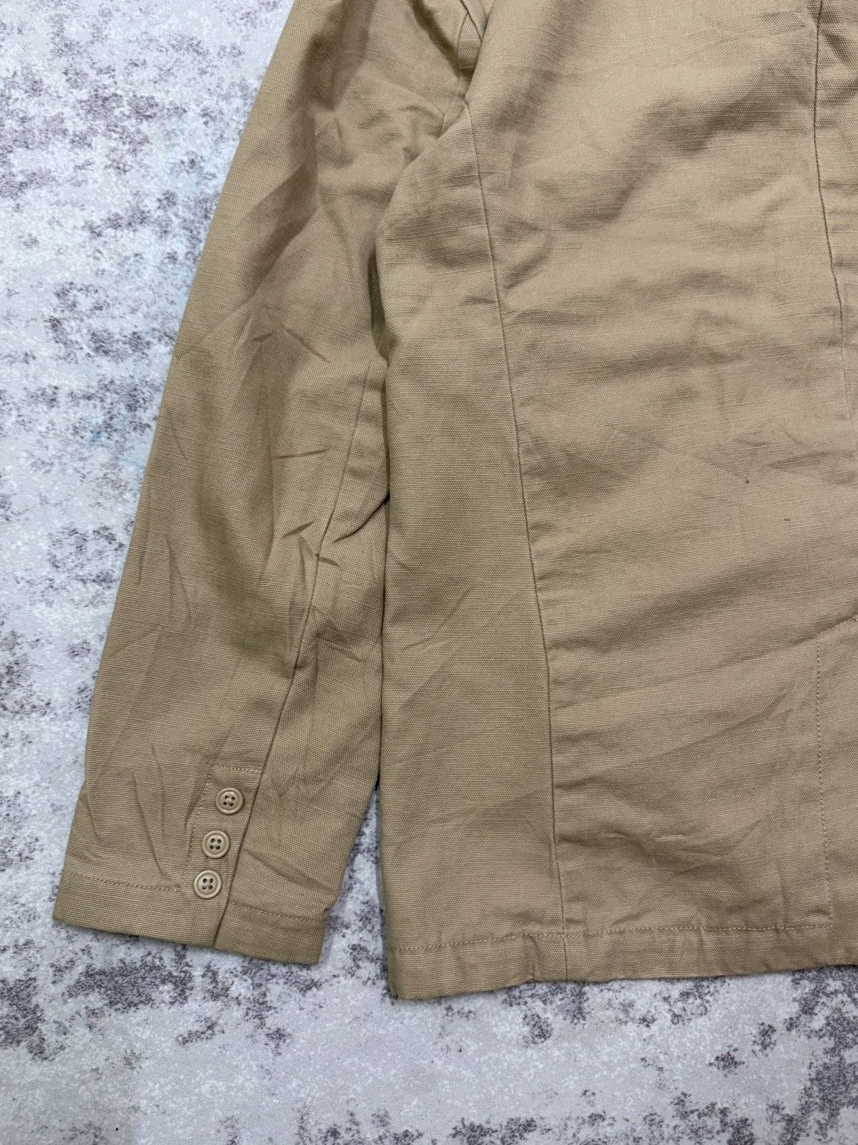 Gap Gap Double Breasted Car Coat Khaki Cotton Blend Jacket Size US L / EU 52-54 / 3 - 15 Thumbnail