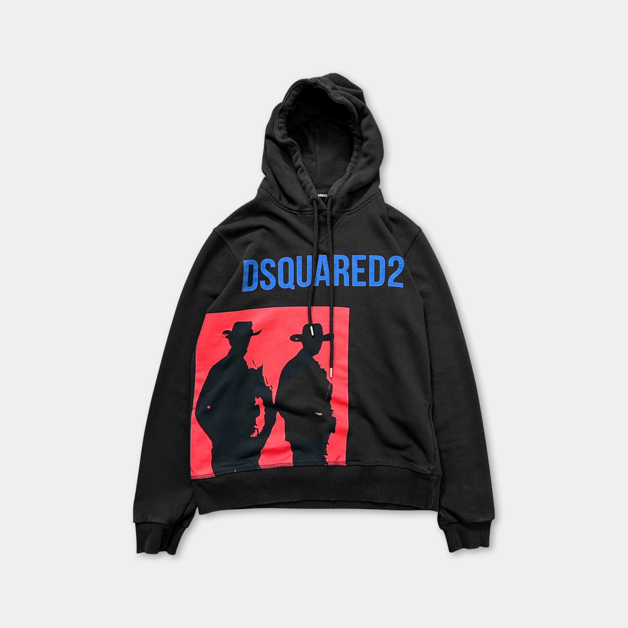 Dsquared2 Dsquared2 Western Graphic Black Hoodie Size US XS / EU 42 / 0 - 1 Thumbnail