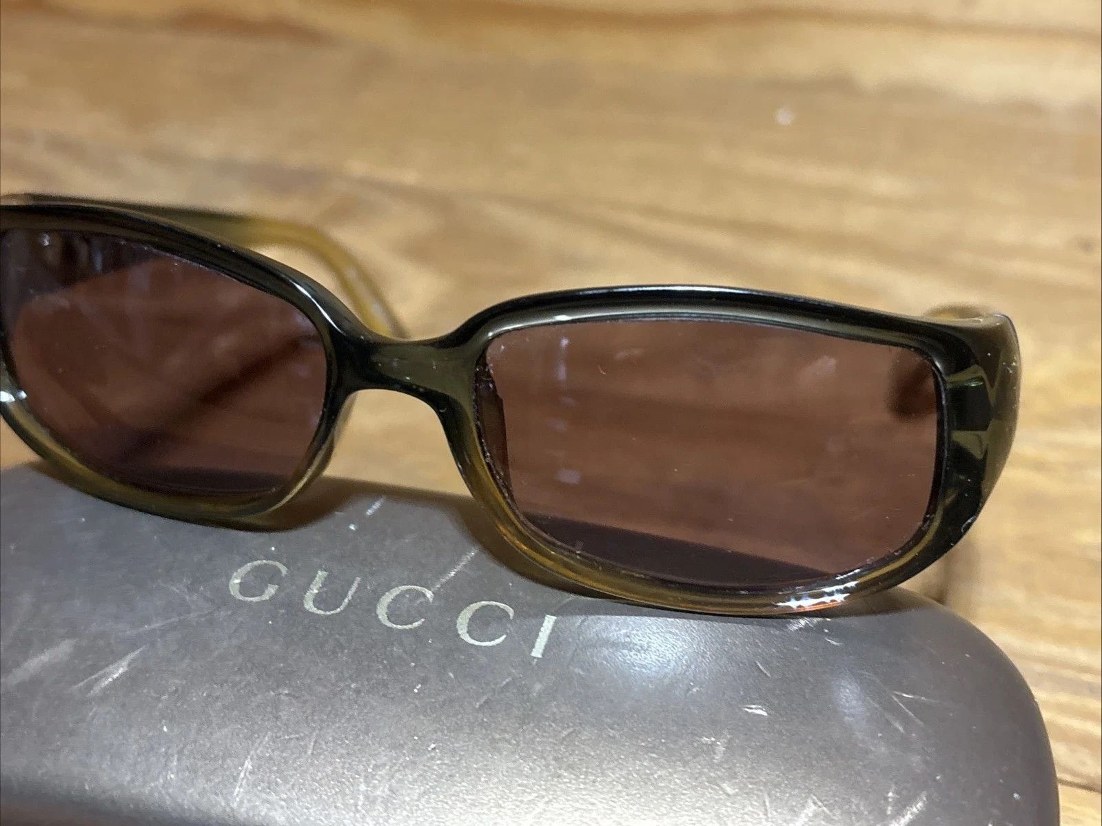 Gucci Gucci Sunglasses GG2475/S Green Gradient Plastic Y2K Size ONE SIZE - 5 Thumbnail
