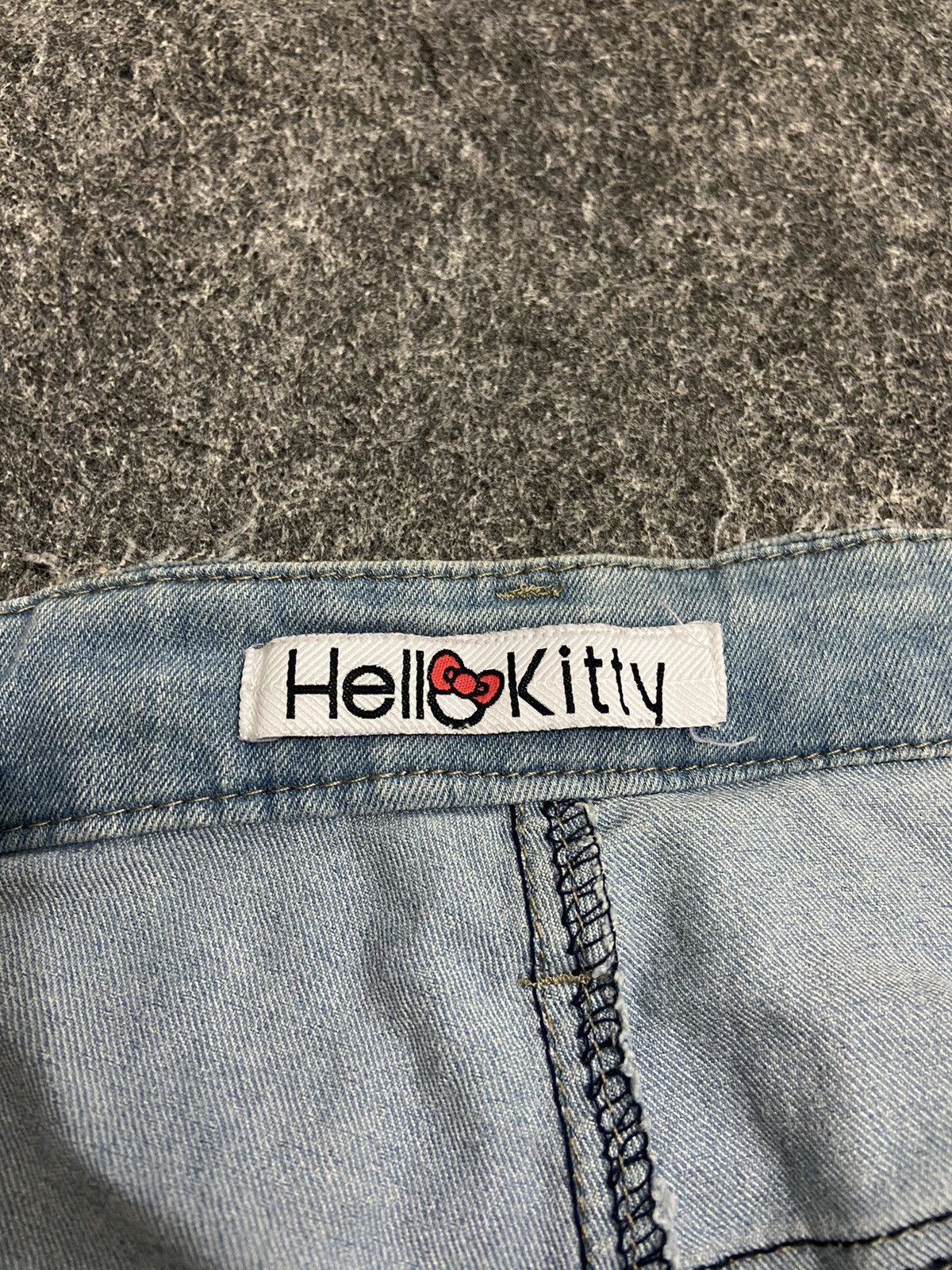 Hysteric Glamour × Japanese Brand vintage y2k denim pants hello kitty baggy pants Size 33" - 8 Thumbnail