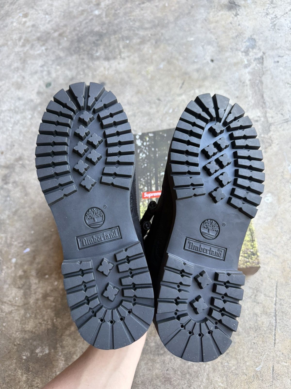 Supreme × Timberland Supreme FW 25 Black Patchwork Timberland boots Size US 8 / EU 41 - 5 Thumbnail
