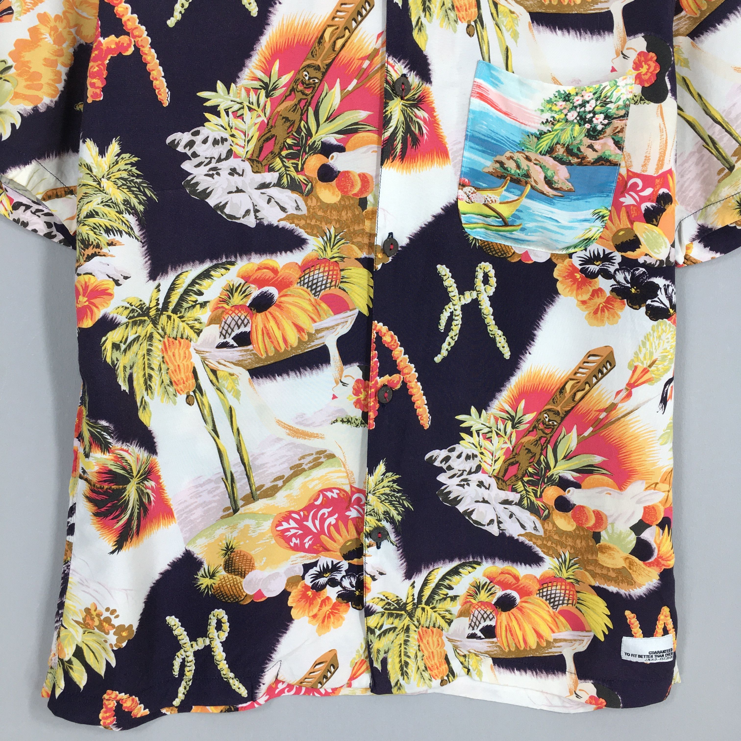 IOLANI Vintage 80s Iolani Hawaii Aloha Hula Girl Shirt Medium Size US M / EU 48-50 / 2 - 4 Thumbnail