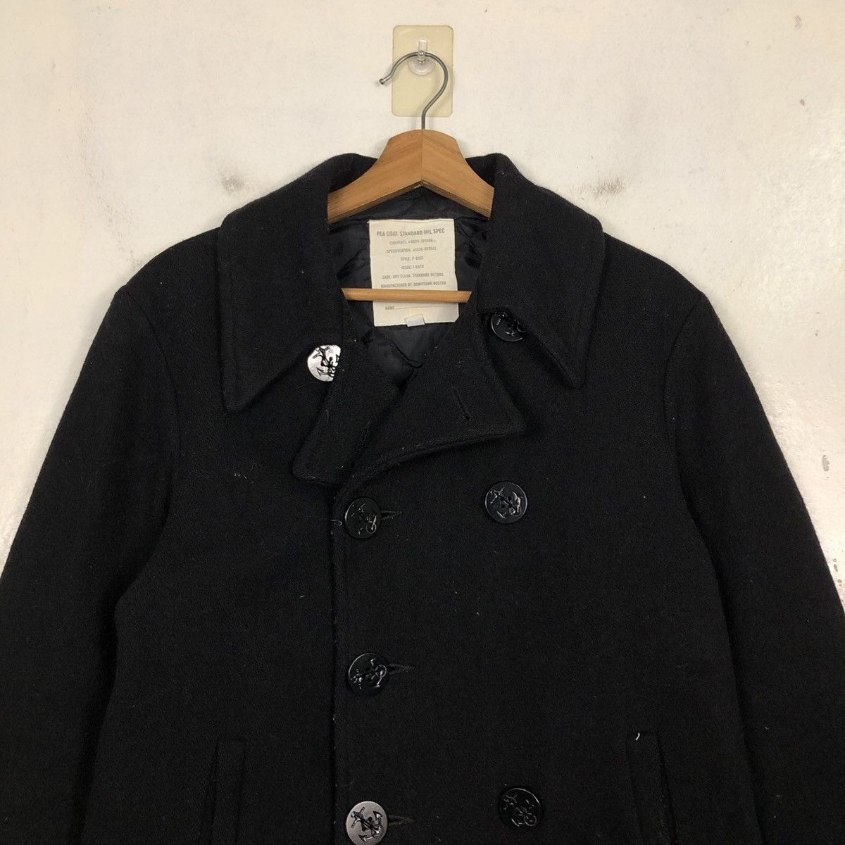 Japanese Brand 📌Vintage Wool Peacoat Usa Double Breast Issey Miyake Size US L / EU 52-54 / 3 - 5 Thumbnail