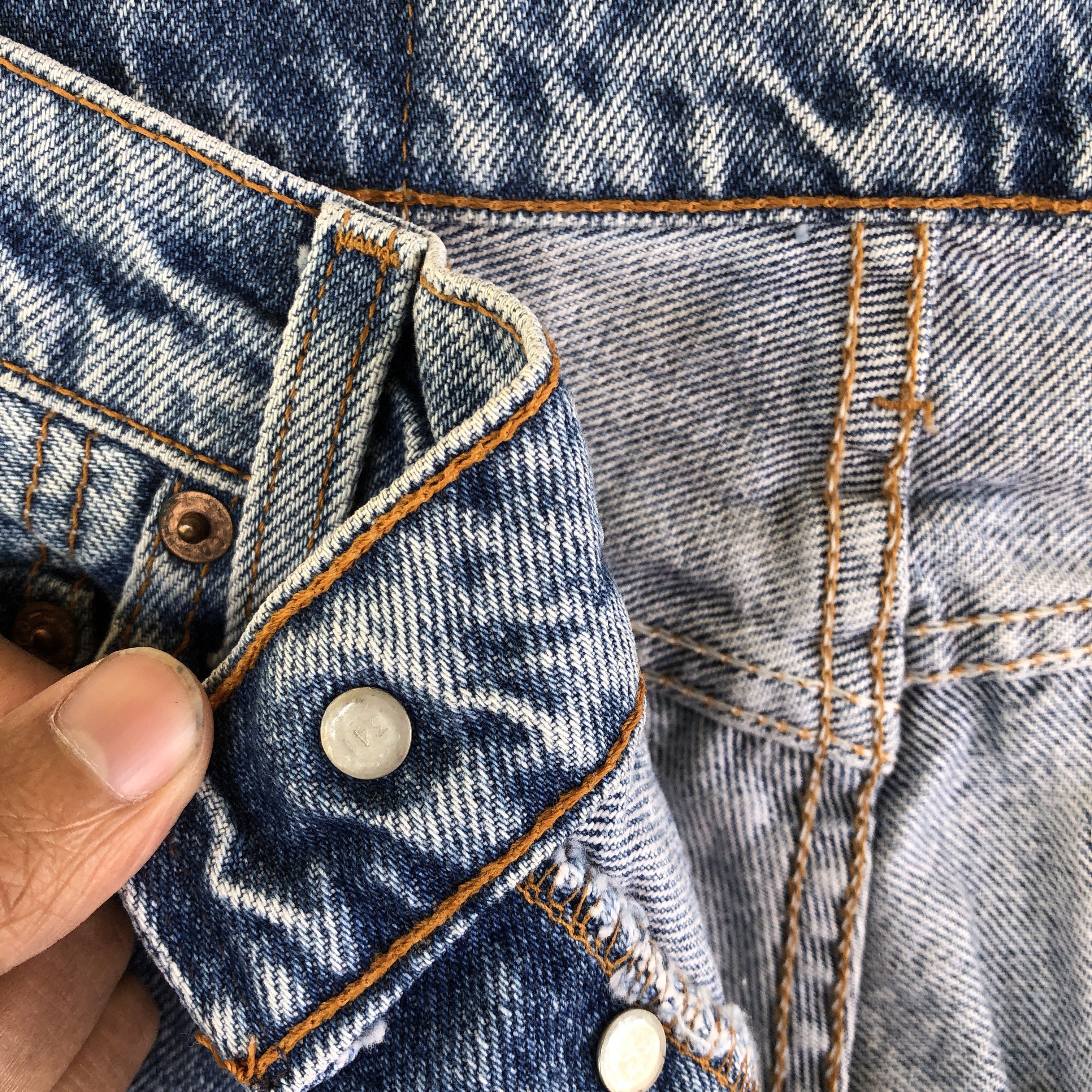 Levi's Vintage 80s Levis 505 Faded Stonewash Jeans Button Fly Denim Size US 28 / EU 44 - 7 Thumbnail