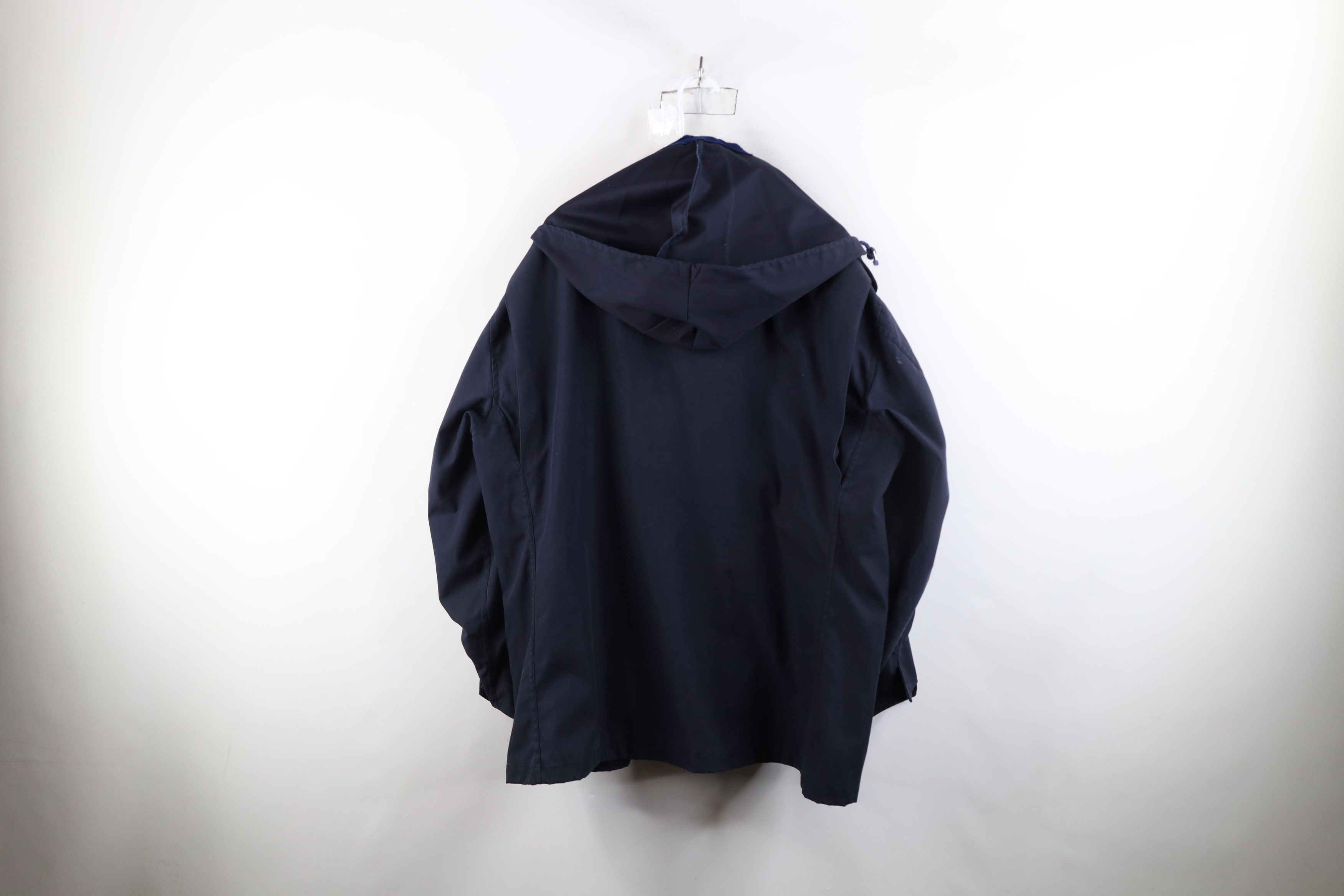 Vintage Vintage 90s German Military Hooded Parka Jacket Coat Blue Size US XL / EU 56 / 4 - 12 Thumbnail