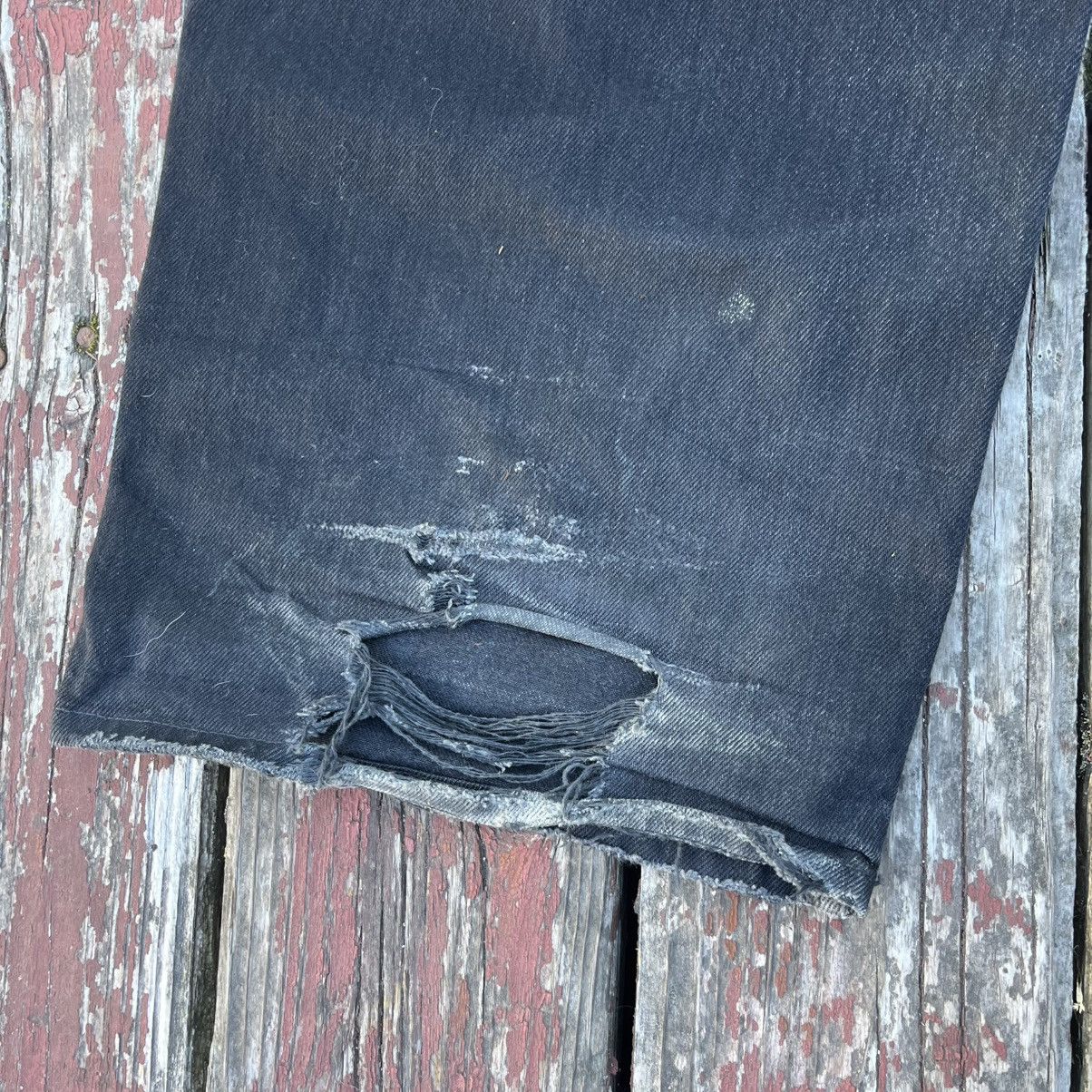 Balenciaga Balenciaga Black Baggy Ripped Skater Distressed Denim Jeans Size US 30 / EU 46 - 12 Thumbnail