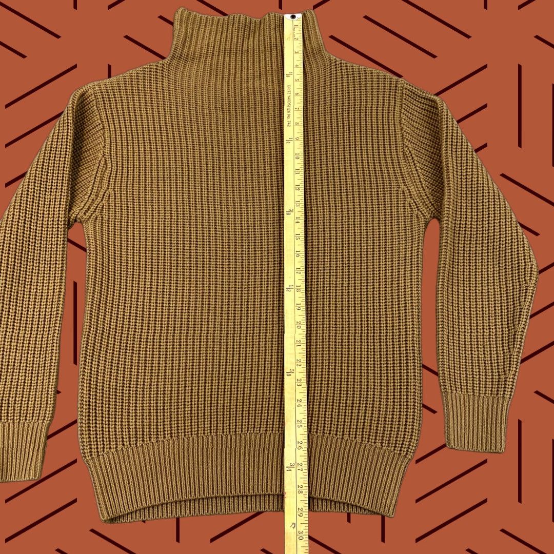 Vintage ARITZIA Wilfred Wool Sweater Womens XS Brown Turtleneck Pullover Fine Merino Size XS / US 0-2 / IT 36-38 - 1 Thumbnail