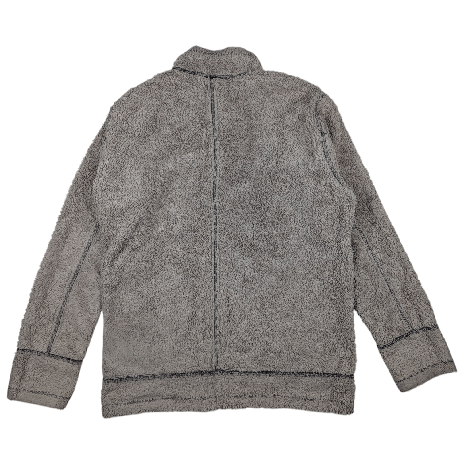 Uniqlo UNIQLO Reversible Brown Grey Fluffy Fleece Jacket Size US M / EU 48-50 / 2 - 15 Thumbnail