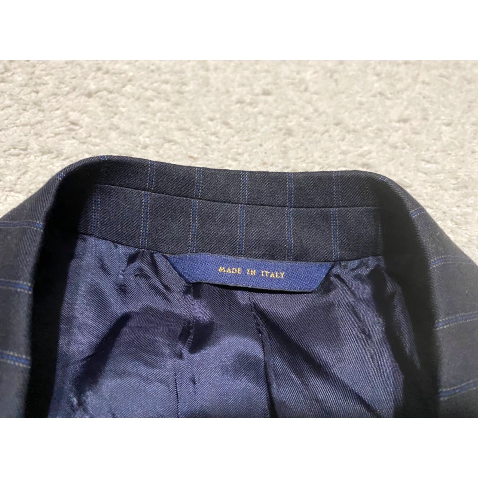 Brooks Brothers Brooks Brothers Blazer Mens 41 Blue Striped 100% Wool Single-Breasted Two-Button Madison Jacket Shirt Style Size 42R - 5 Thumbnail