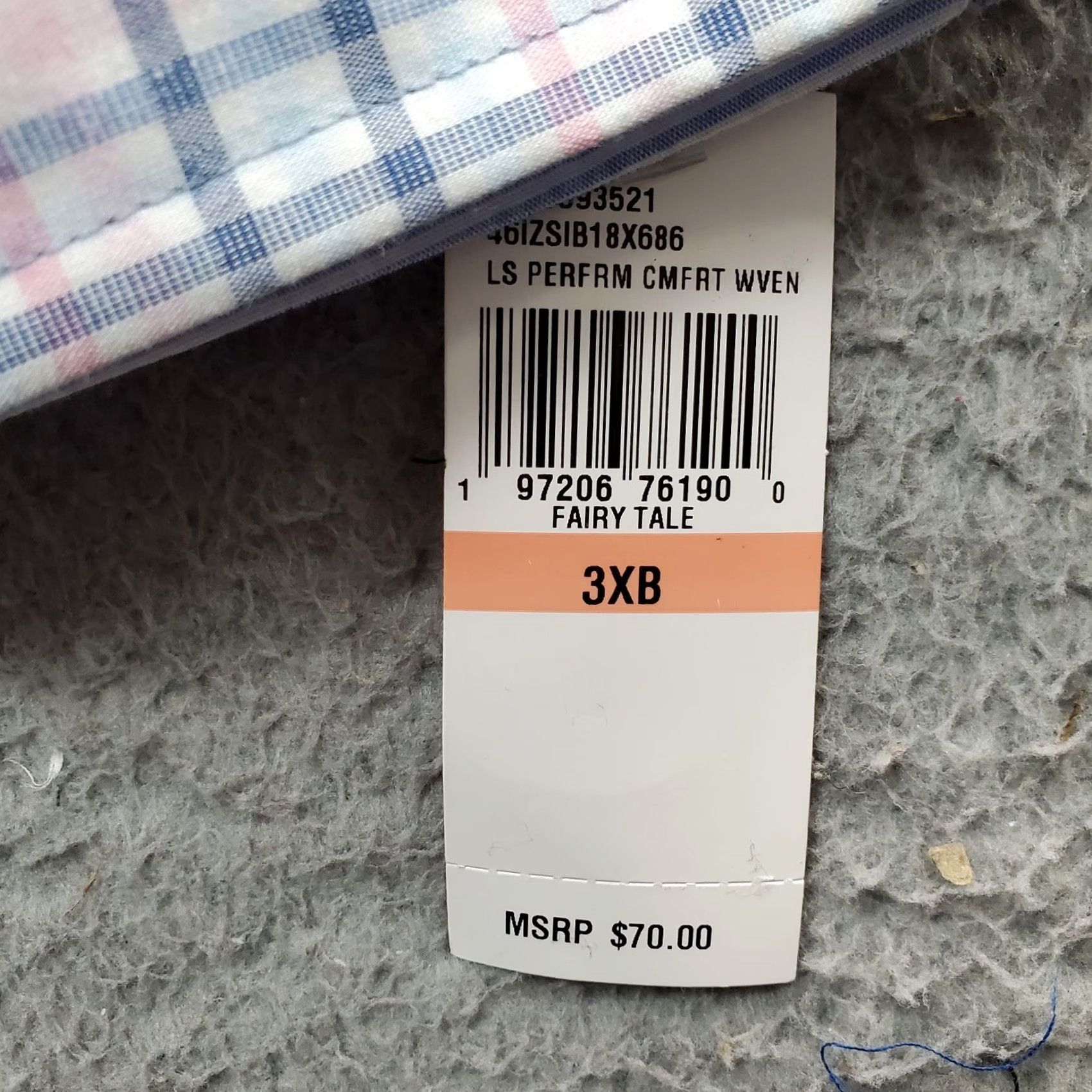 Izod IZOD Mens Shirt 3XB Multi Plaid Woven Long Sleeve Button-Down Casual Mens Size 3XB Color Multicolor Size US XXL / EU 58 / 5 - 7 Thumbnail