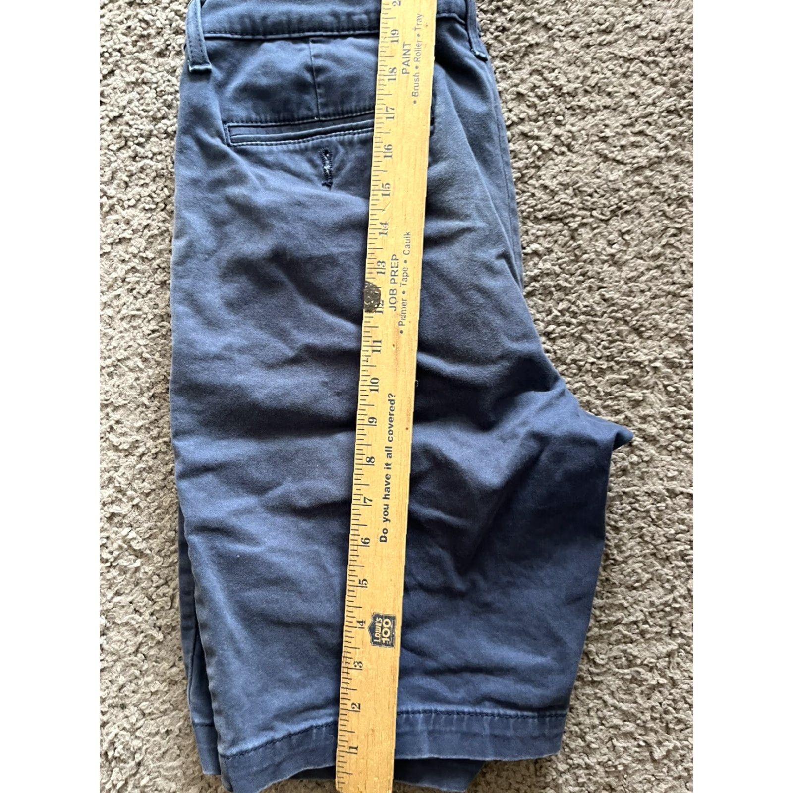 Vintage US Polo Assn Shorts Navy Blue Chino 32x8 Stretch Drawstring Beach Casual Mens Size US XS / EU 42 / 0 - 5 Thumbnail