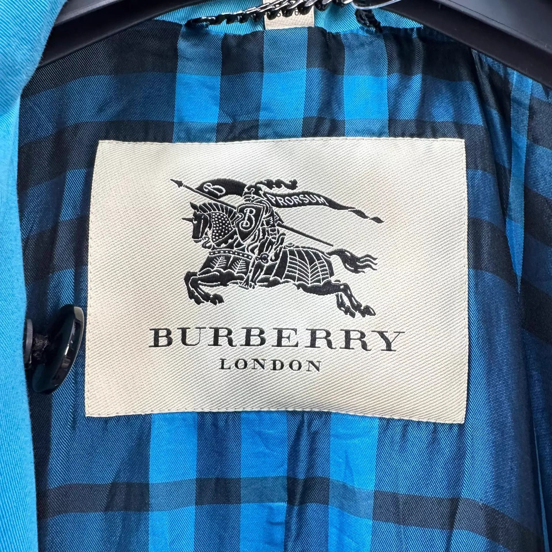 Burberry Burberry Double-Breasted Check Lined Trench Coat UK4 9/10 Size XS / US 0-2 / IT 36-38 - 6 Thumbnail