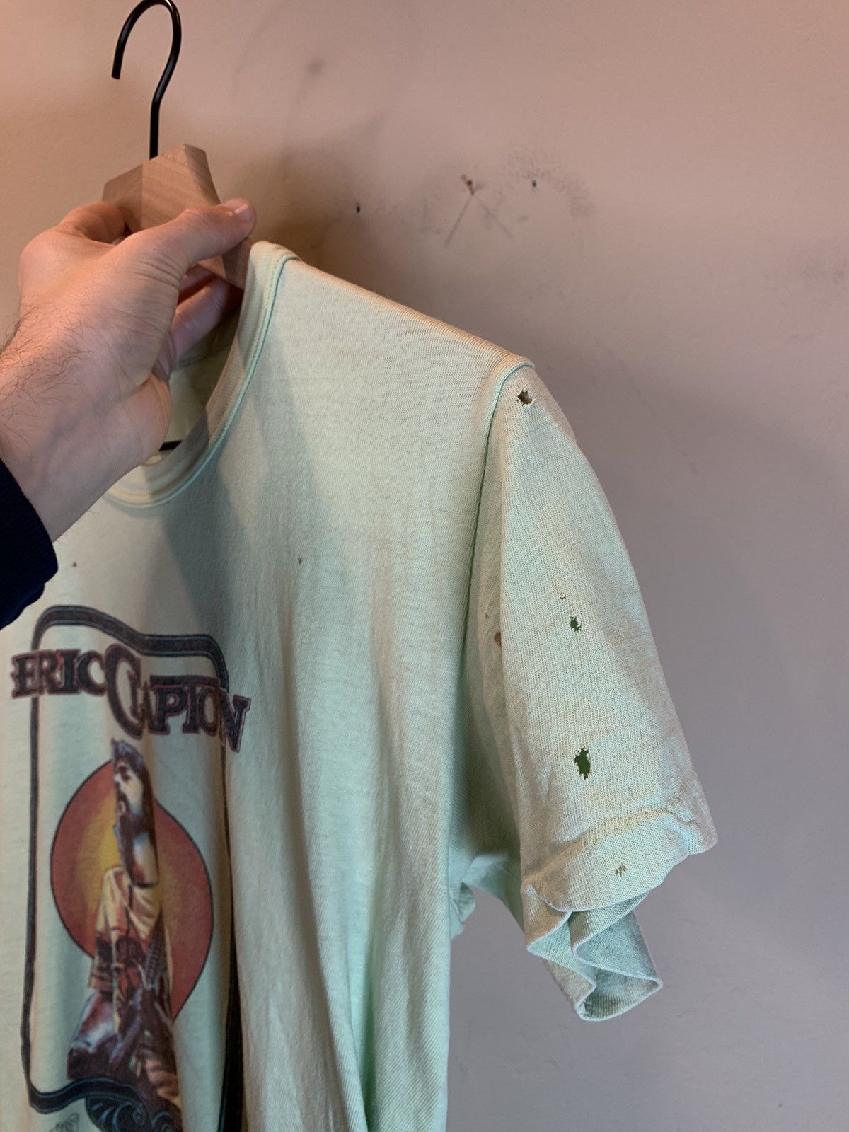 Band Tees *RARE* Vintage 1970’s Eric Clapton Layla Single Stitch Shirt Size US L / EU 52-54 / 3 - 8 Thumbnail