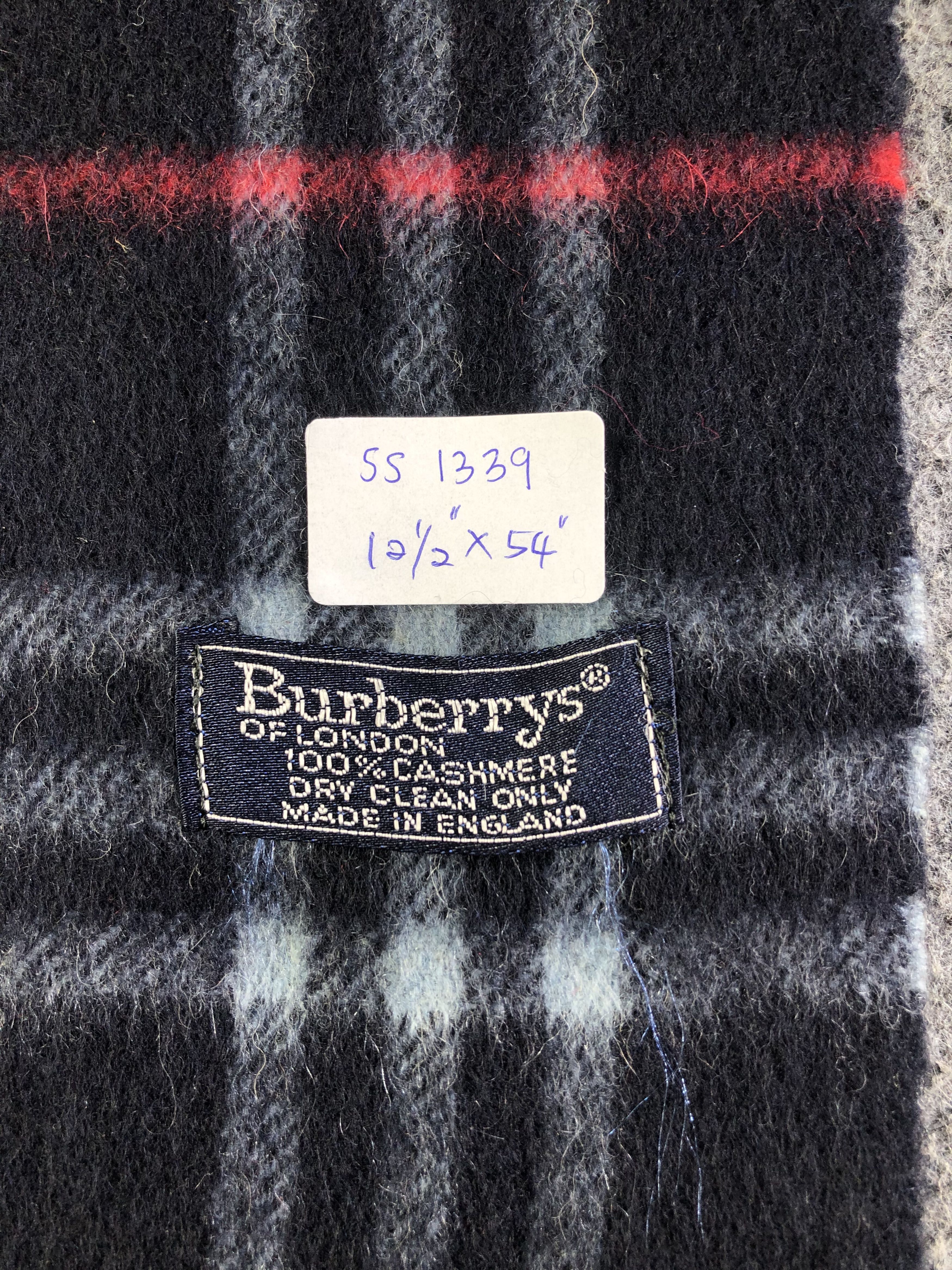 Burberry Burberry Cashmere Scarf / Muffler / Neckwear SS1339 Size ONE SIZE - 4 Thumbnail