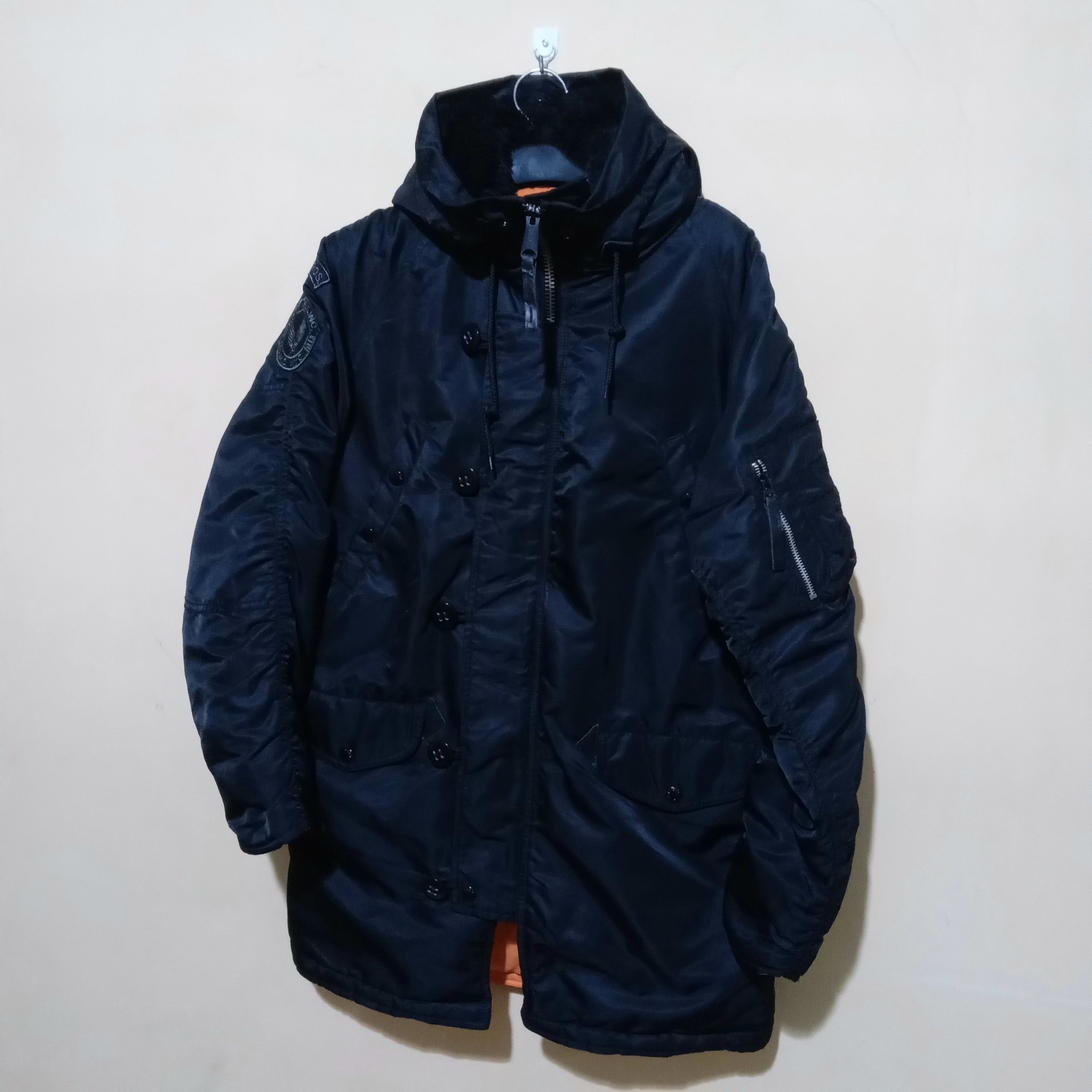 Alpha Industries × Schott Schott Military Parka Jacket Size US M / EU 48-50 / 2 - 2 Thumbnail
