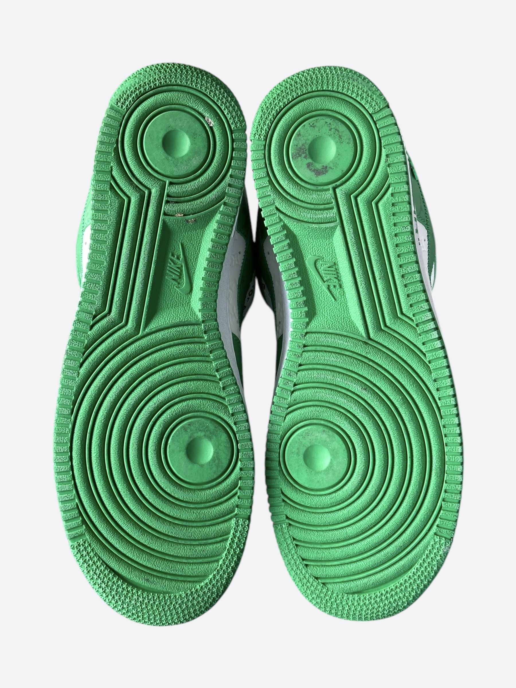 Louis Vuitton × Nike Louis Vuitton Nike Green & White Monogram Air Force 1 Size US 9 / EU 42 - 7 Thumbnail