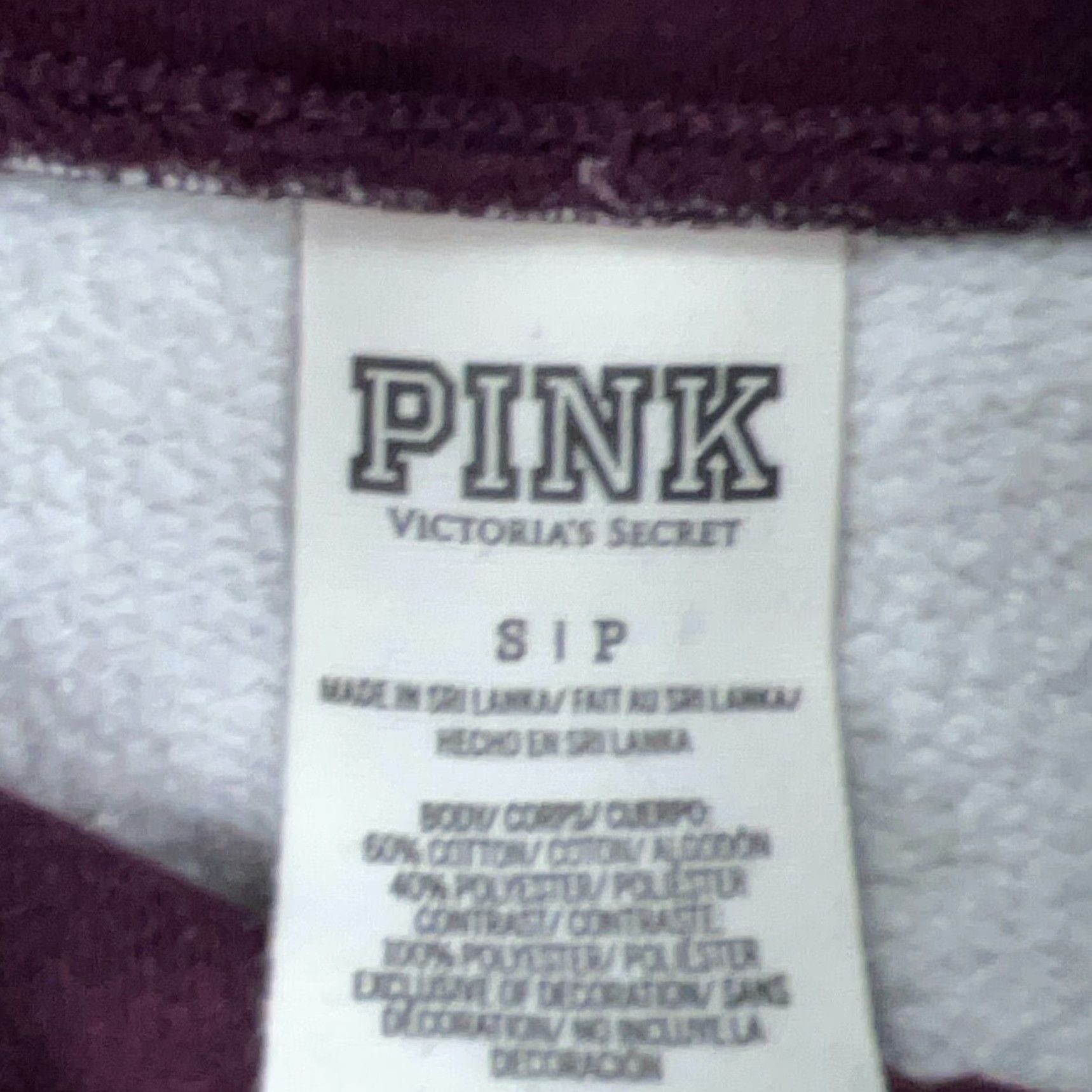 Victoria's Secret Victoria's Secret Sweatshirt Women S Purple Pullover 1/4 Zip Mock Neck Zip Logo Fleece Coat T Size S / US 4 / IT 40 - 5 Thumbnail