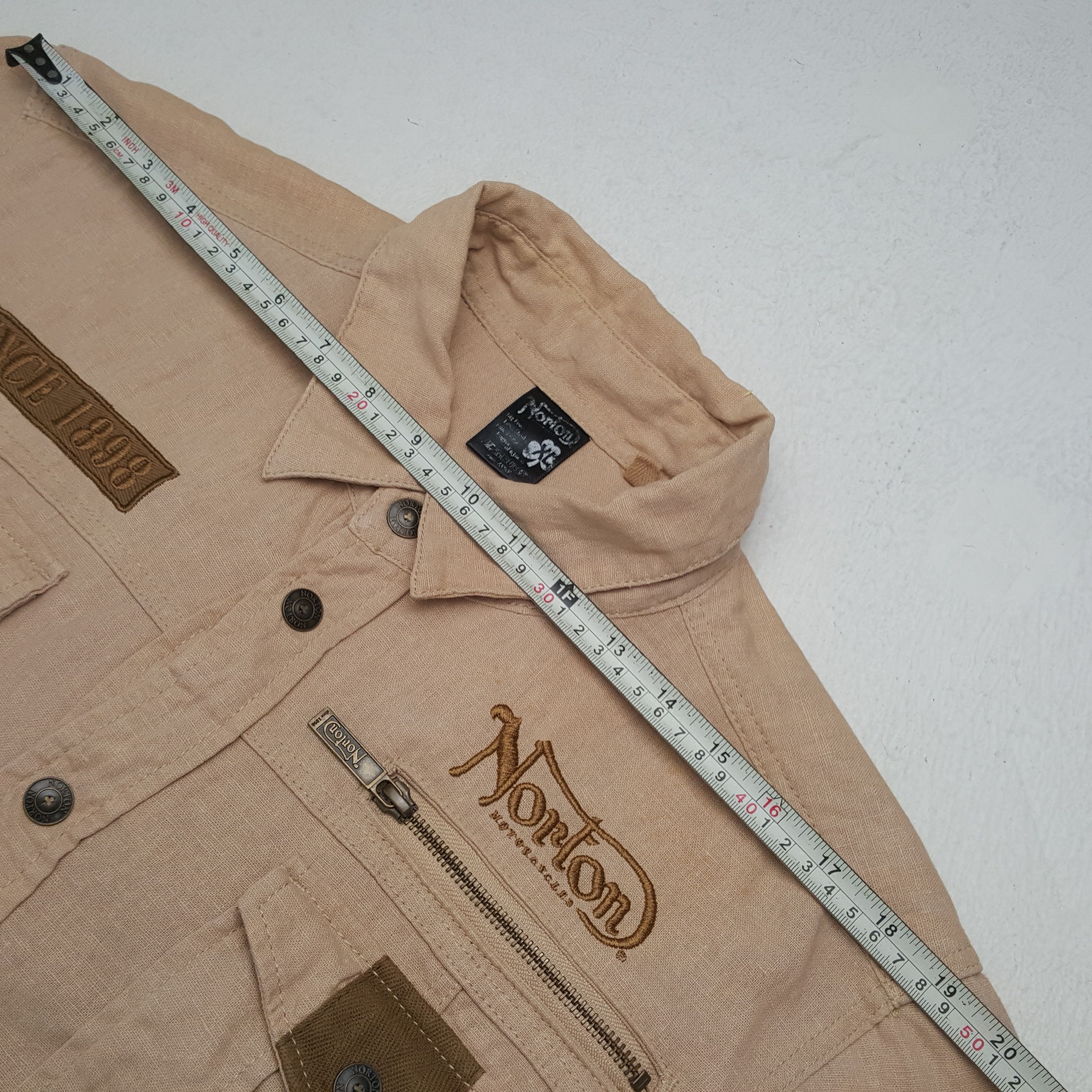 Norton × Vintage Vintage NORTON MOTORCYCLES Racing Style Jacket C293N9 Size US M / EU 48-50 / 2 - 6 Thumbnail