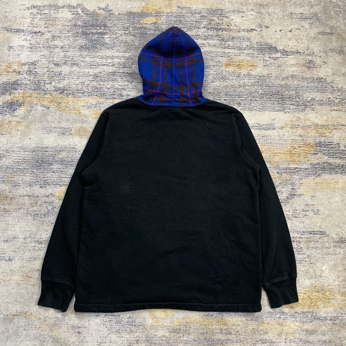 Supreme FW 15 Supreme x Comme Des Garcons plaid hoodie Size US S / EU 44-46 / 1 - 3 Thumbnail
