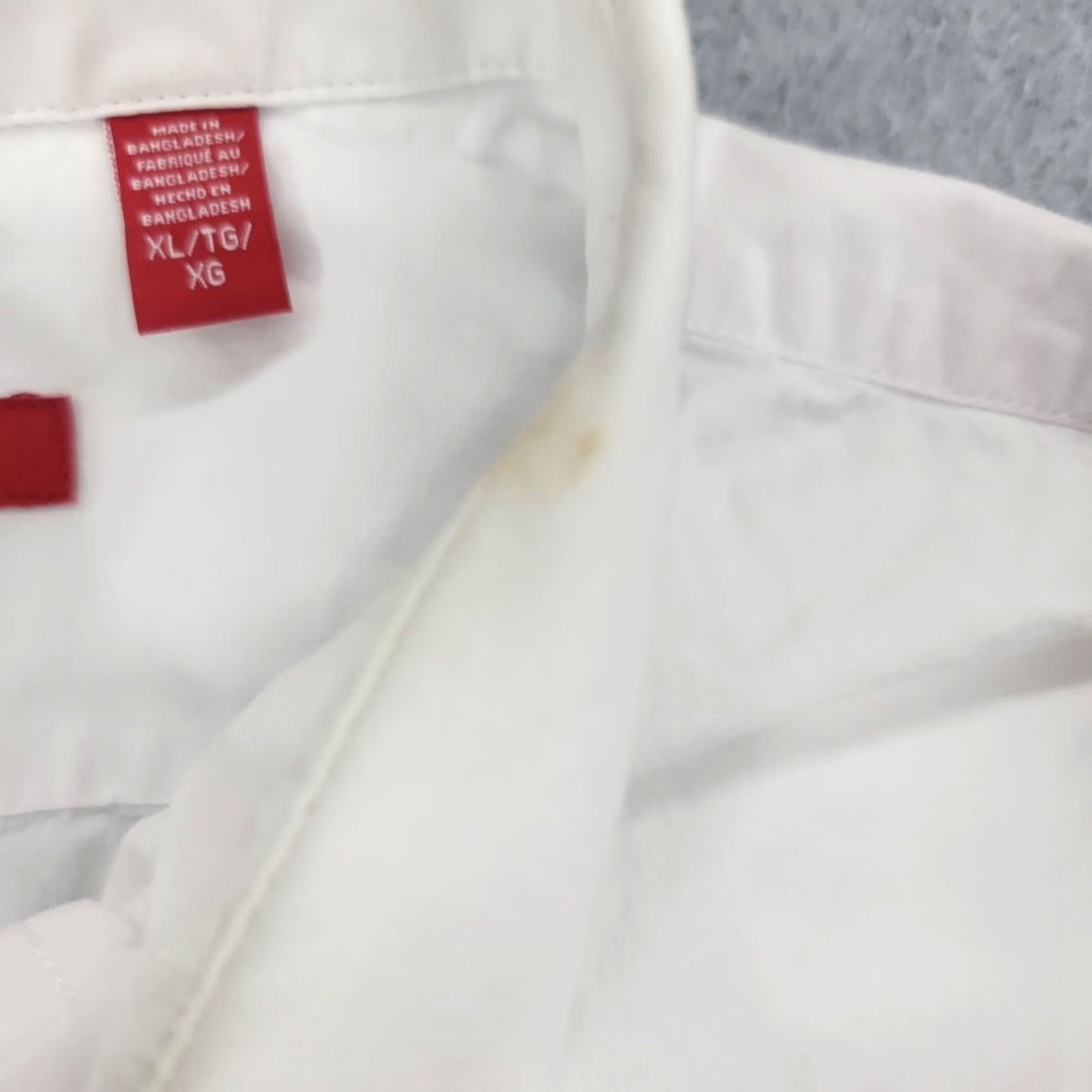 Izod IZOD Shirt Mens XL White Button Front Long Sleeve Oxford Dress Casual Work Size US XL / EU 56 / 4 - 3 Thumbnail