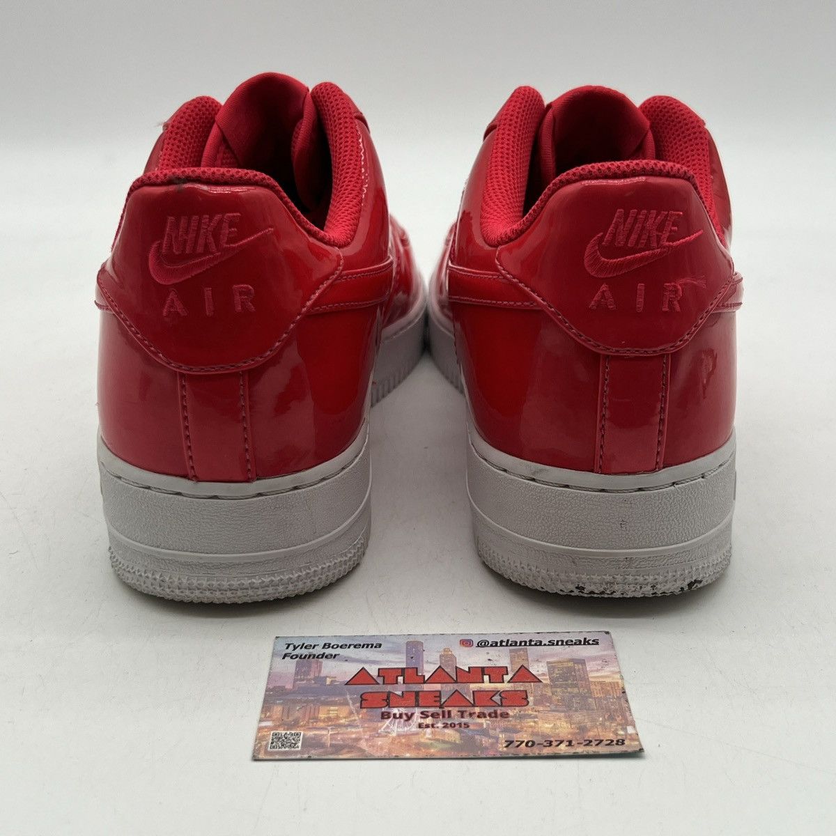 Nike Air Force 1 siren red Size US 9.5 / EU 42-43 - 3 Thumbnail