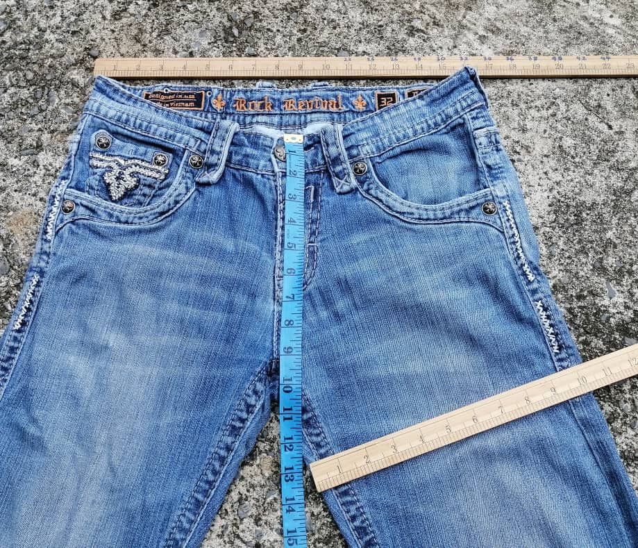 Rock Revival Rock Revival Dysons Slim Bootcut Denim Jeans Size 32" / US 10 / IT 46 - 10 Thumbnail