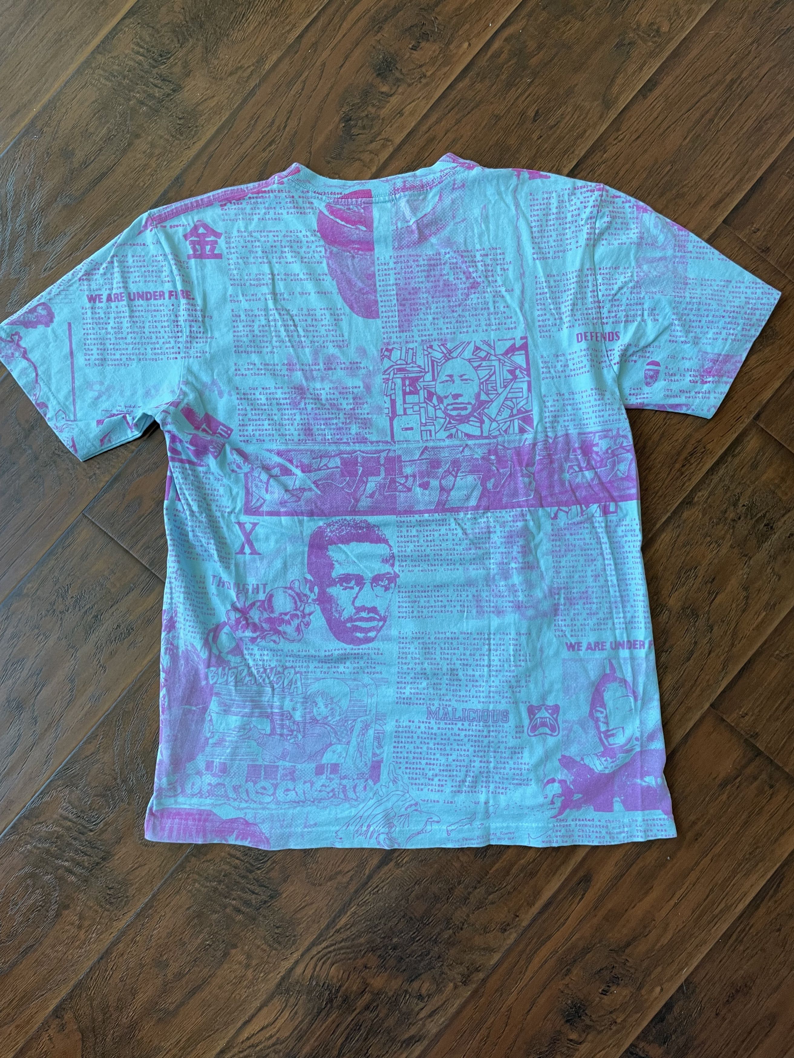 Supreme Supreme Phase 2 Malcolm X T-Shirt 2007 Large Teal Blue Tee Size US L / EU 52-54 / 3 - 3 Thumbnail