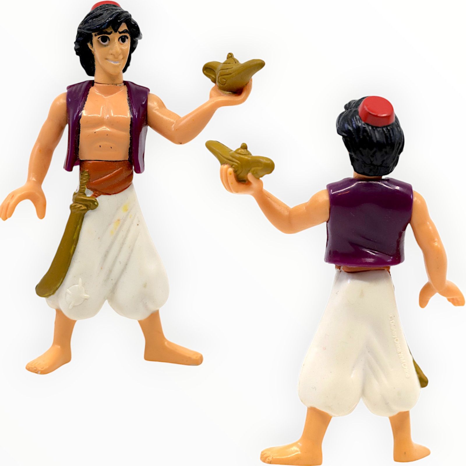 Disney Burger King Aladdin & Princess Jasmine 1990s Figurines Size ONE SIZE - 4 Thumbnail