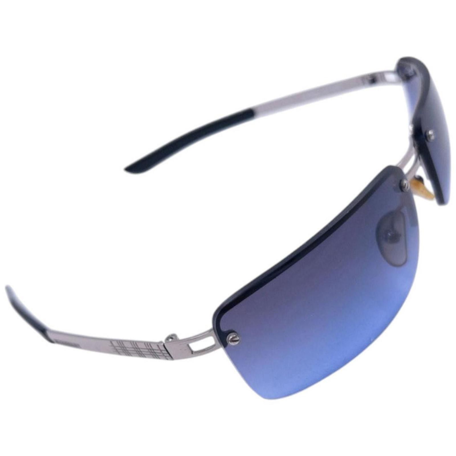 Burberry Vintage Burberry Nova Check Rimless Sunglasses Size ONE SIZE - 5 Thumbnail