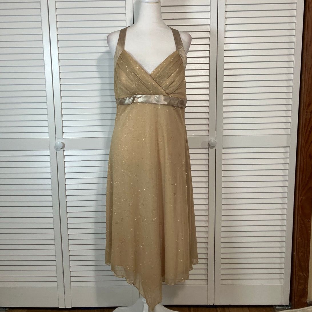 Other Three Pink Hearts Trixxi Gold Sparkly Dress Juniors XL Size XL / US 12-14 / IT 48-50 - 1 Thumbnail