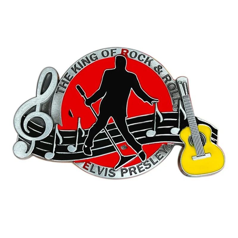 Vintage Rock Music Guitar Belt Buckle Size ONE SIZE - 1 Thumbnail