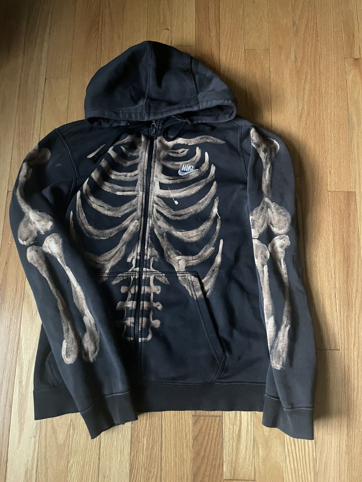 Nike × Vintage Vintage bike track skeleton jacket Size US M / EU 48-50 / 2 - 4 Thumbnail