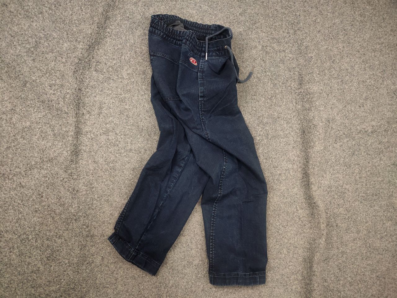 Diesel Diesel d krailey e ne Sweat Blue Denim Cropped Jeans Vintage Size 26" / US 2 / IT 38 - 1 Thumbnail
