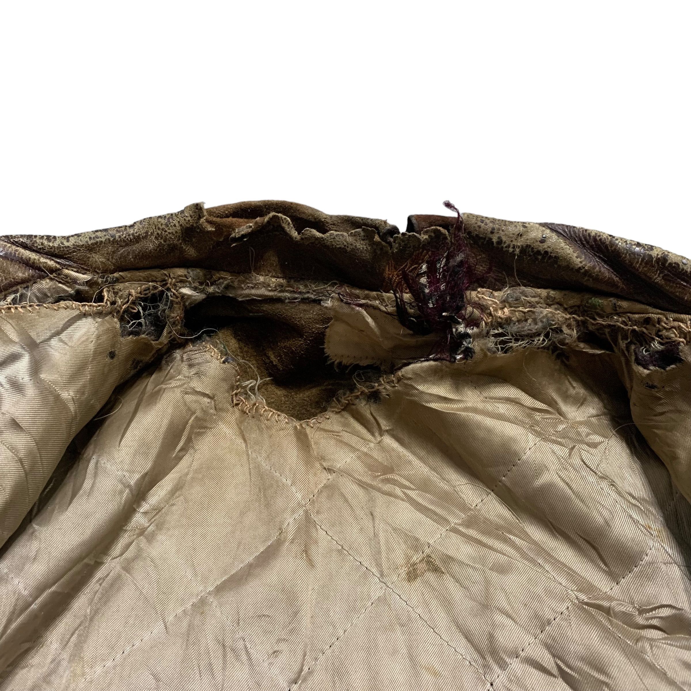 Vintage True Vintage 60s Leather Jacket Scovill Zipper Size US M / EU 48-50 / 2 - 9 Thumbnail
