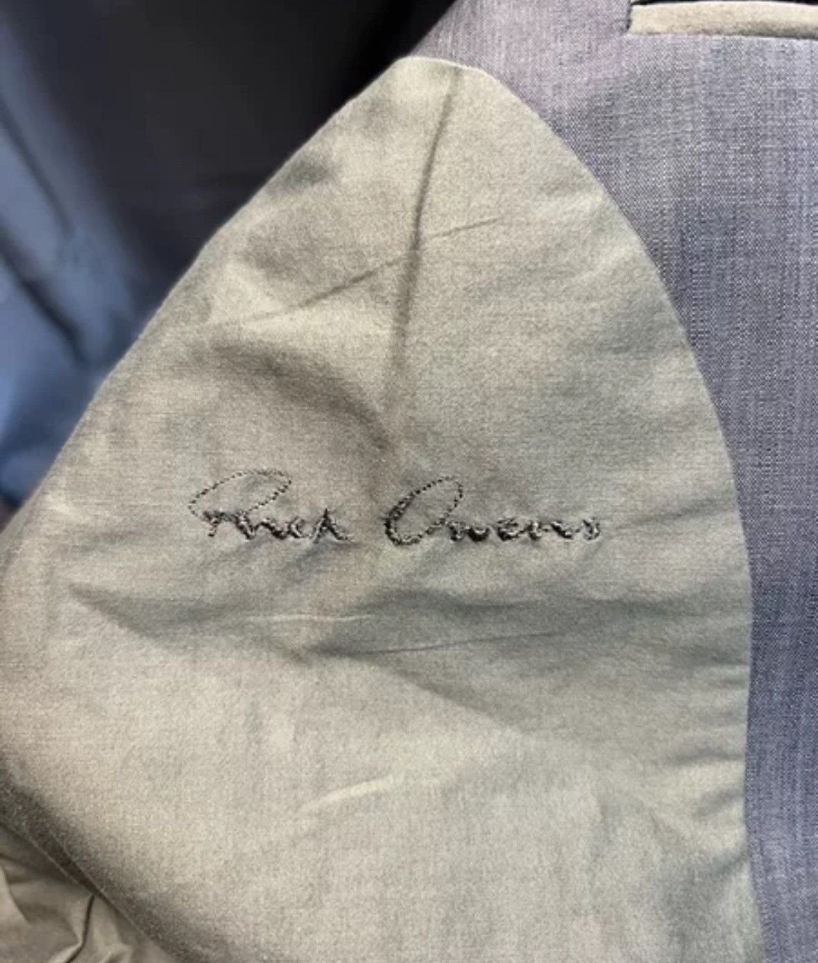 Rick Owens Rick Owens grey slim fit suit jacket2412-Nextarrow Size US XS / EU 42 / 0 - 6 Thumbnail