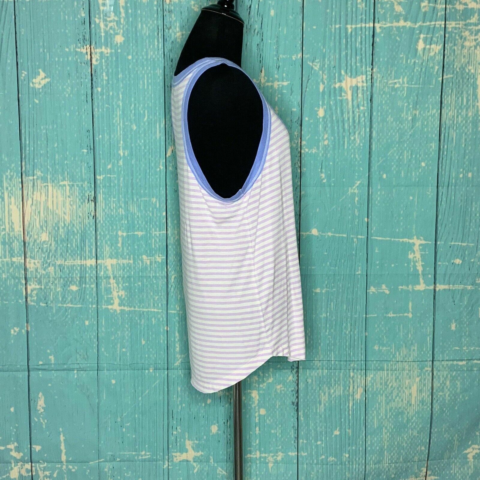 Juicy Couture Juicy Couture Purple White Stripe Racerback Tank Top size M Size M / US 6-8 / IT 42-44 - 11 Thumbnail