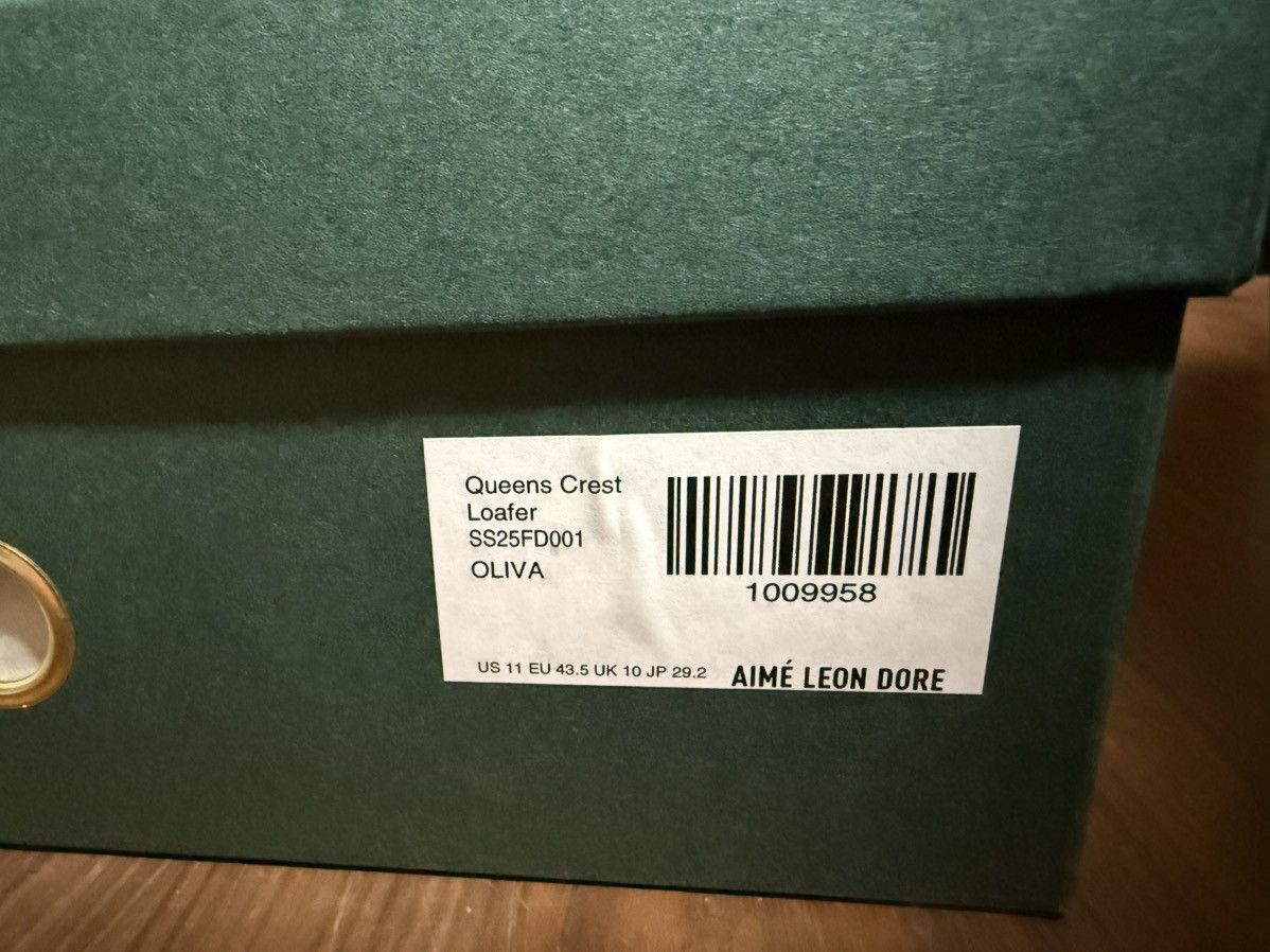 Aime Leon Dore Aime Leon Dore Suede Queens Crest Loafer in “OLIVA” Size 11 Size US 11 / EU 44 - 10 Thumbnail