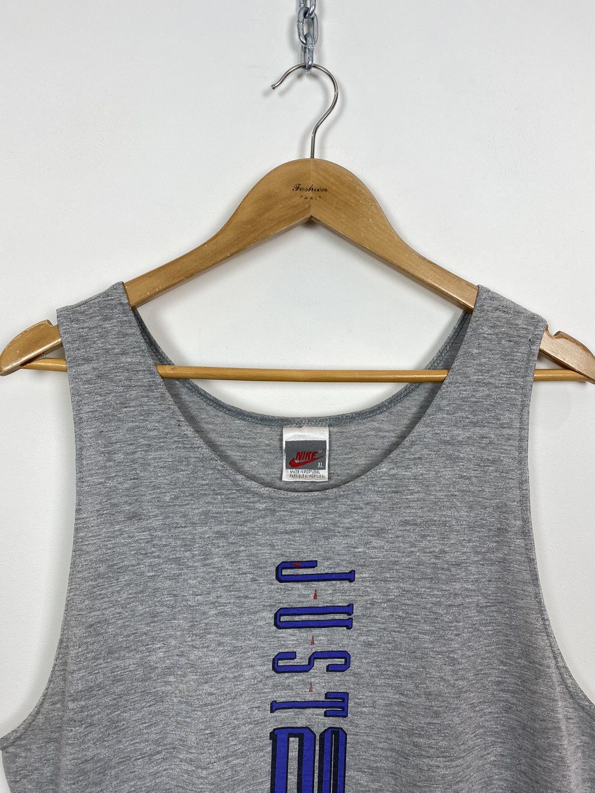 Vintage Vintage Nike 80s 90s Sleeveless Shirt Tank Top Size XL Grey Size US XL / EU 56 / 4 - 2 Thumbnail