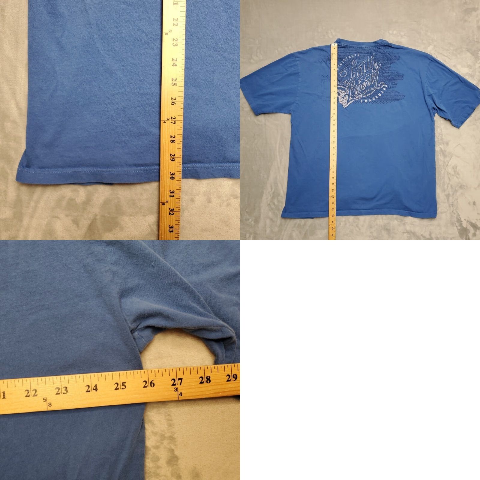 Southpole Southpole Shirt Mens 5XB Blue Cotton T-Shirt 90s Grunge Skater HipHop Tribal Tee Mens Big & Tall Size US XXL / EU 58 / 5 - 9 Thumbnail