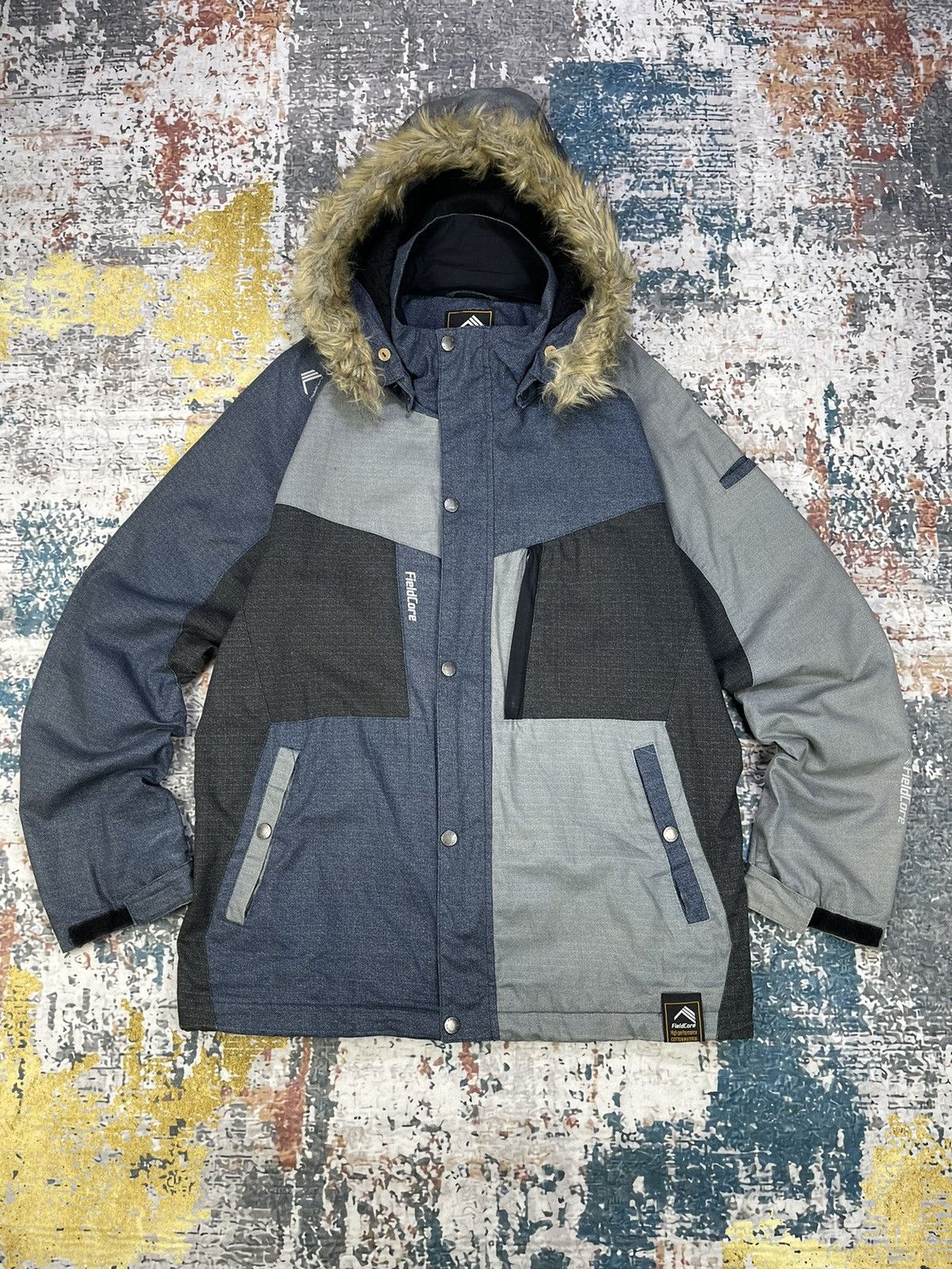 Japanese Brand Steals🔥Fieldcore Japan Ripstop Patch Jacket Size US L / EU 52-54 / 3 - 1 Thumbnail