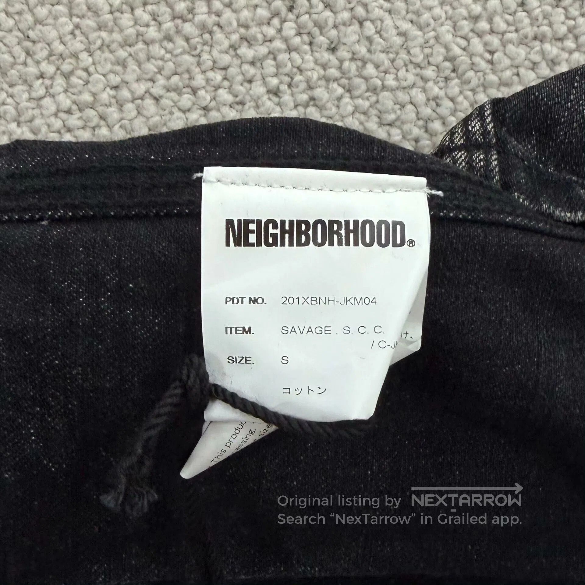 Neighborhood neighborhood scc coverall black denim jacket. Size US S / EU 44-46 / 1 - 8 Thumbnail