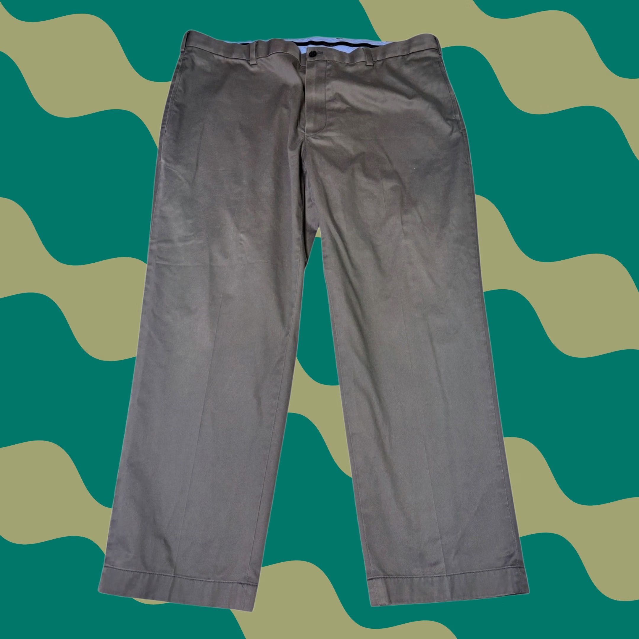 Brooks Brothers Brooks Brothers Advantage Chino Stretch Light Weight Comfort Pants 42X29 Beige Size US 42 / EU 58 - 1 Thumbnail