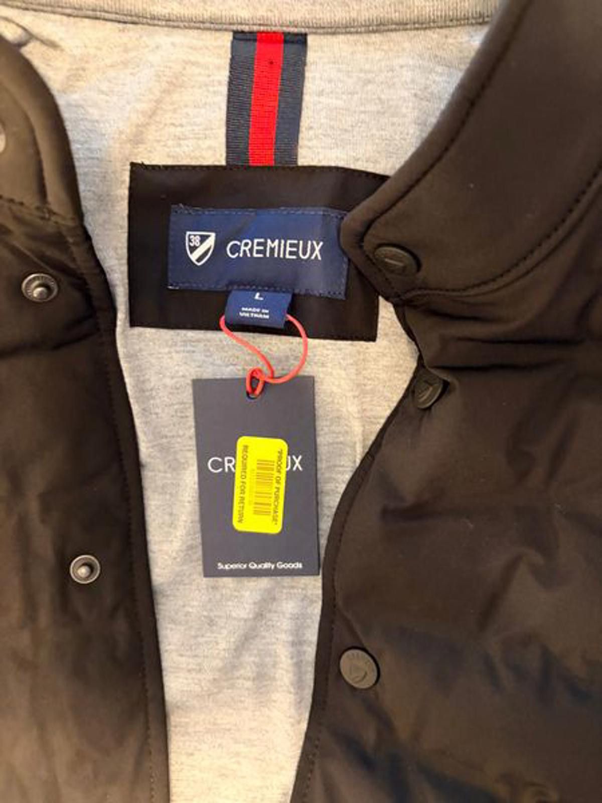 Cremieux Cremieux Black Men's Solid Tunnel Vest (Size Large) Size US L / EU 52-54 / 3 - 2 Thumbnail